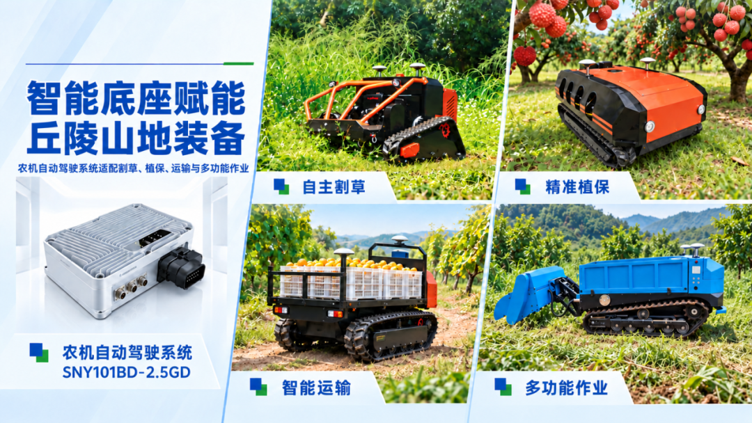 丘陵山区，机器如何上山？——深农装院智能作业装备组合