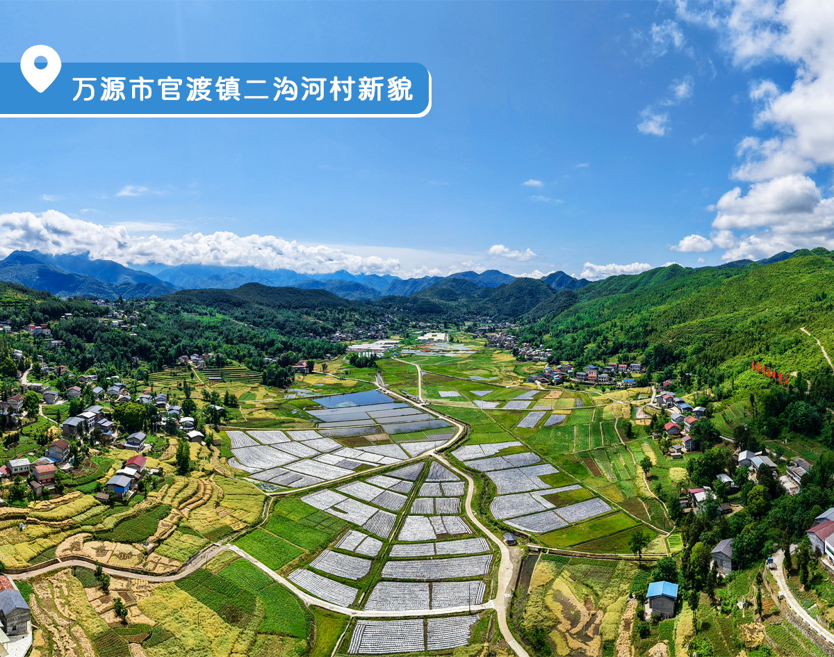 影像图鉴 | 一秒 “穿越”!见证达州拔节生长:乡村美如画,沃土绘振兴!·原文图片8