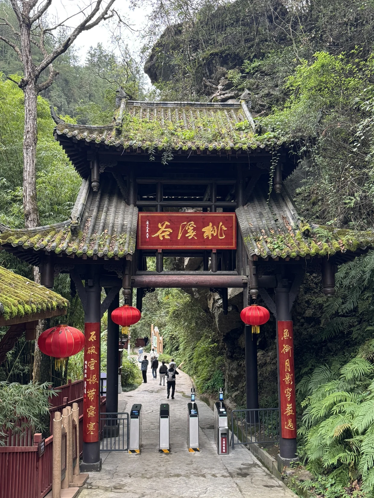桃溪谷入口